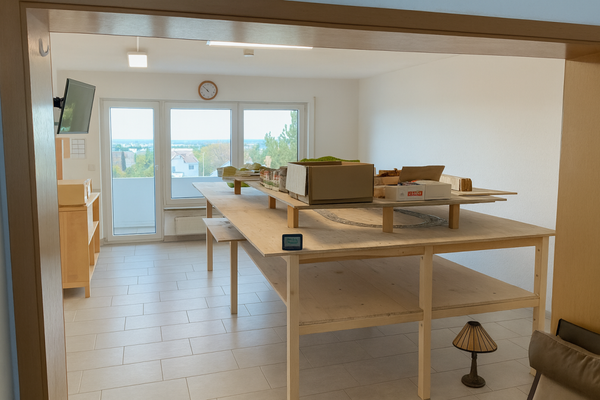 Wohnzimmer mit Fernblick