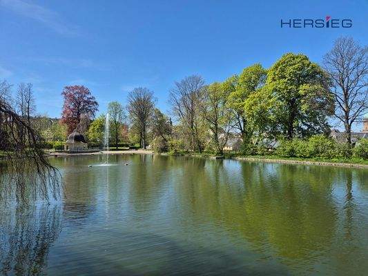 Ausblick zum Schutzteich