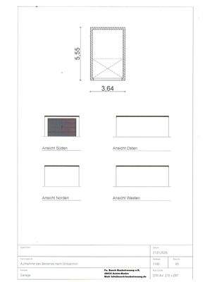 Garage Aussenbereich