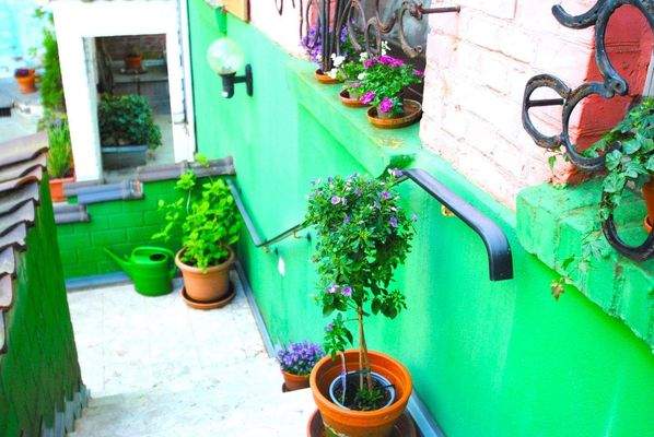 Treppe zur Haustür, Eingangsbereich