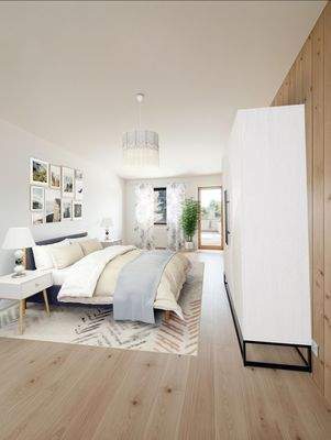 Animation Schlafzimmer nach Renovierung