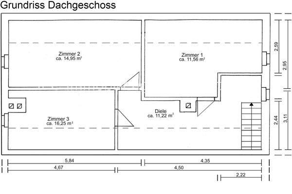 Grundriss Dachgeschoss