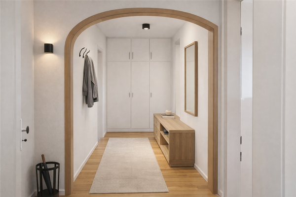 Flur - virtually staged