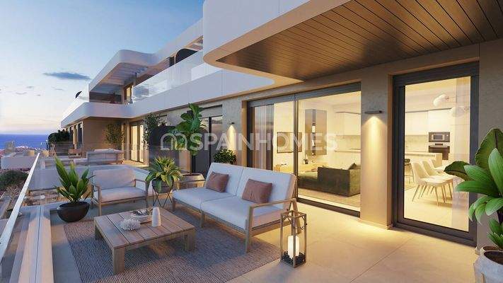 Sea View Apartments with Generous Terraces in Mijas