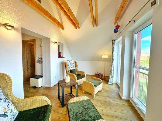 Esszimmer als Ruhelounge genutzt