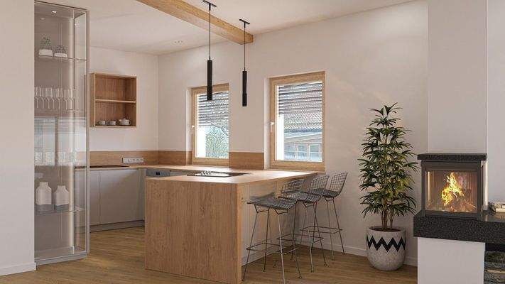 Offener Küchenbereich