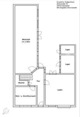 EG Grundriss - Amtsstraße 20