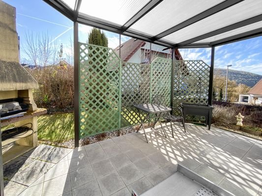 Überdachte Terrasse