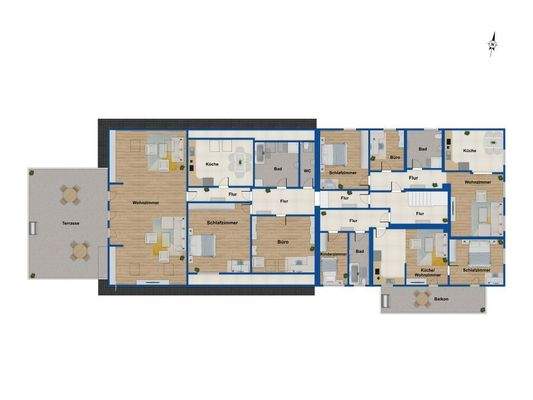 Grundriss Obergeschoss