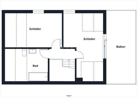 Grundriss 2. Obergeschoss