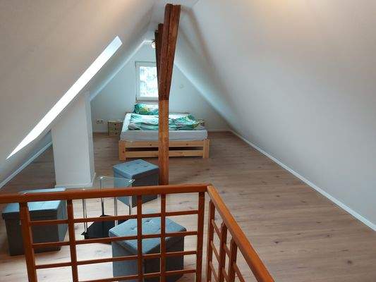 Das Schlafzimmer im OG
