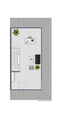 Grundriss Dachgeschoss-Atelier