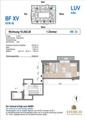 Grundriss WE 53 Baufeld XV 