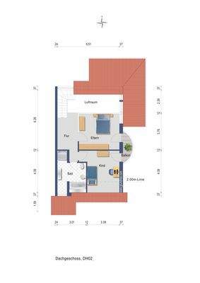 Grundriss OG DHH rechts