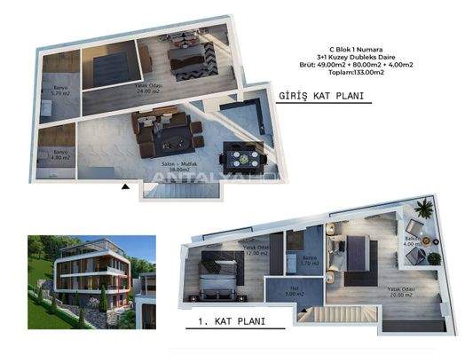 Spacious Sea View Flats with Smart Systems in Alanya