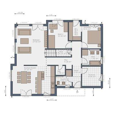 Grundriss Erdgeschoss