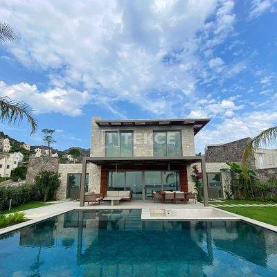 Detached Stone Villas with Sea Views in Bodrum Muğla