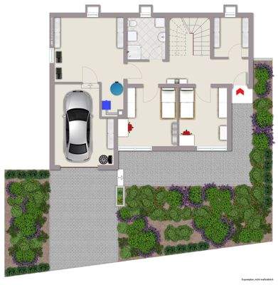 Exposeplan Untergeschoss