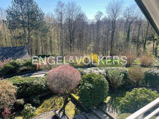 Blick vom Balkon ins Ittertal