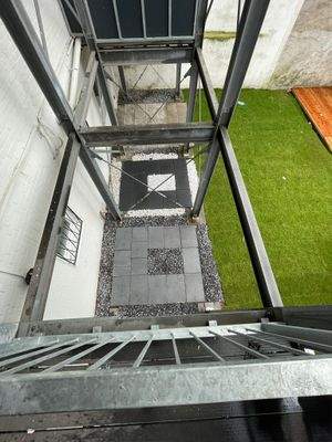 Blick Innenhof Ist-Zustand