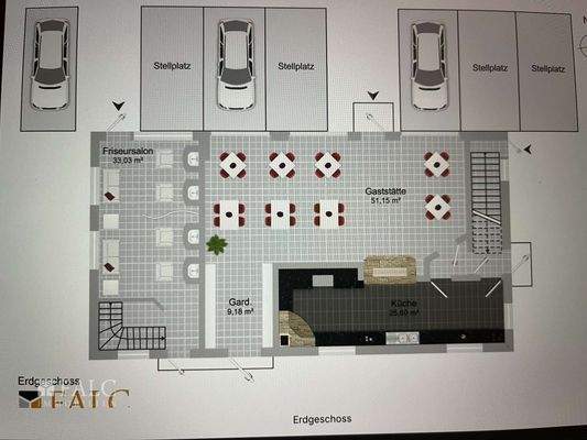 Grundriss Verkaufsfläche