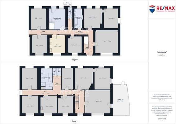 Grundrisse EG und OG