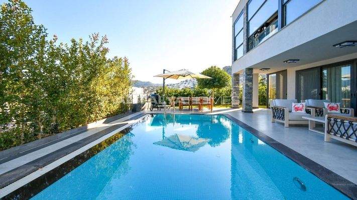Move-In Ready Stylish House with Private Pool in Bodrum