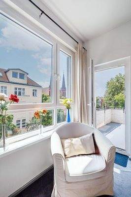 Sitzecke mit natürlichem Lichteinfall