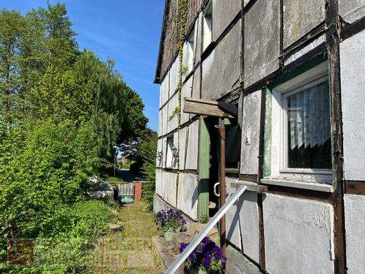 Giebelseite Norden mit Eingang