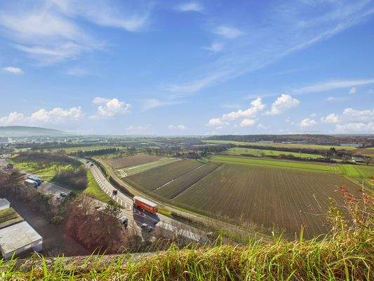Ausblick von der Dachterrasse 