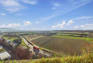 Ausblick von der Dachterrasse 