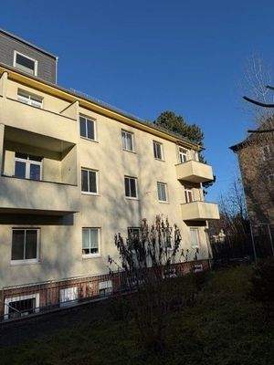 Rückansicht des Gebäudes