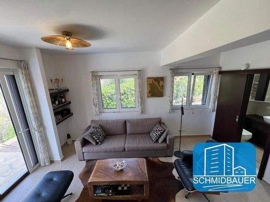 Kreta, Listaros: Modern gebaute Villa mit herrlichem Meerblick