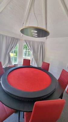 Pokertisch Pavillon im Garten