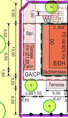 Lageplan Grundstück links