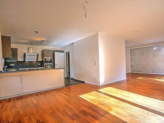 Offenes Wohnen und Kochen