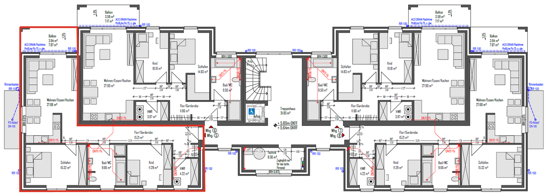 Grundriss Wohnung 5 