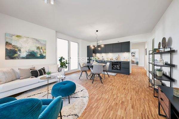 Wohn- und Essbereich (Musterwohnung)