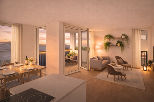 Visualisierung Wohnung 16