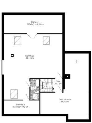 Grundriss Dachgeschoss