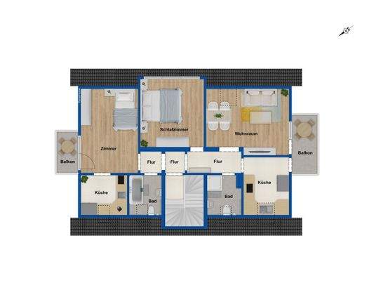 Grundriss Dachgeschoss