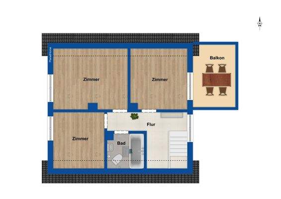 Grundriss Dachgeschoss