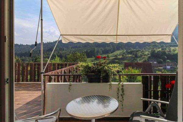 Ausblick Wohnzimmer EG