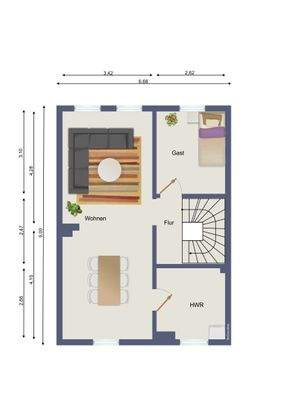 Grundriss 1. Obergeschoss