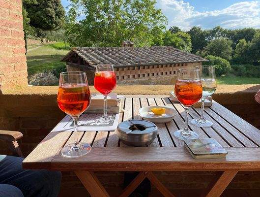 Sundowner mit Freunden