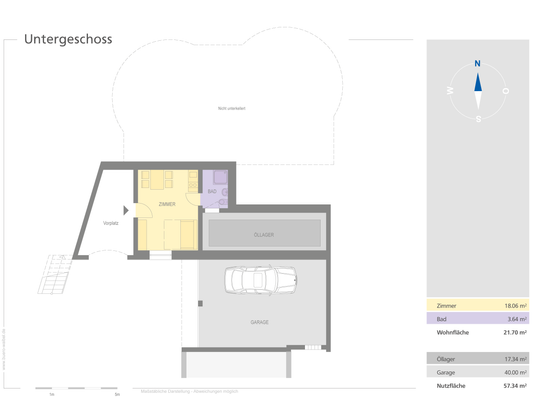 Grundriss Untergeschoss
