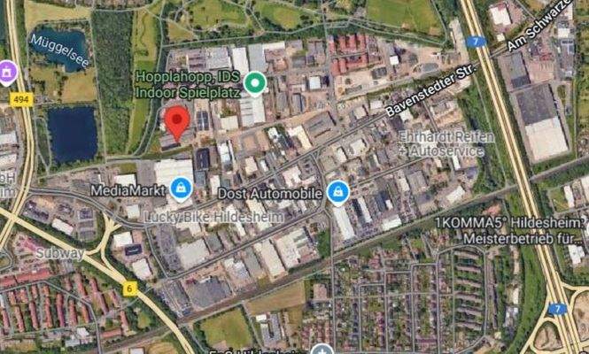 Kruppstraße im Bavenstedter Industriegebiet