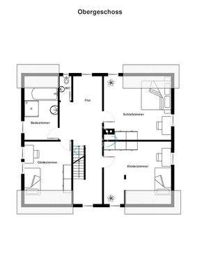 Grundriss Obergeschoss