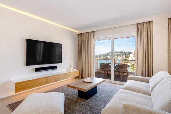 Blick vom Wohnbereich