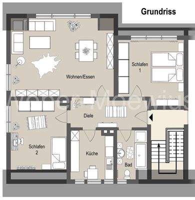 3427 Grundriss Wohnung